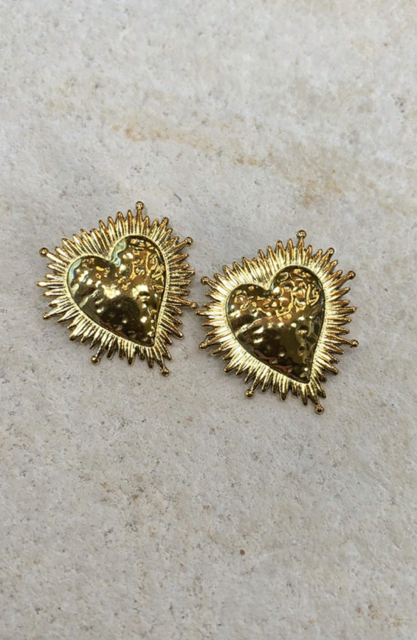 Gouden-Hart-Shine-Oorbellen