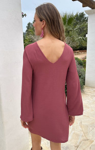Longsleeve-Jurk-Open-Rug-Dust-Roze-1