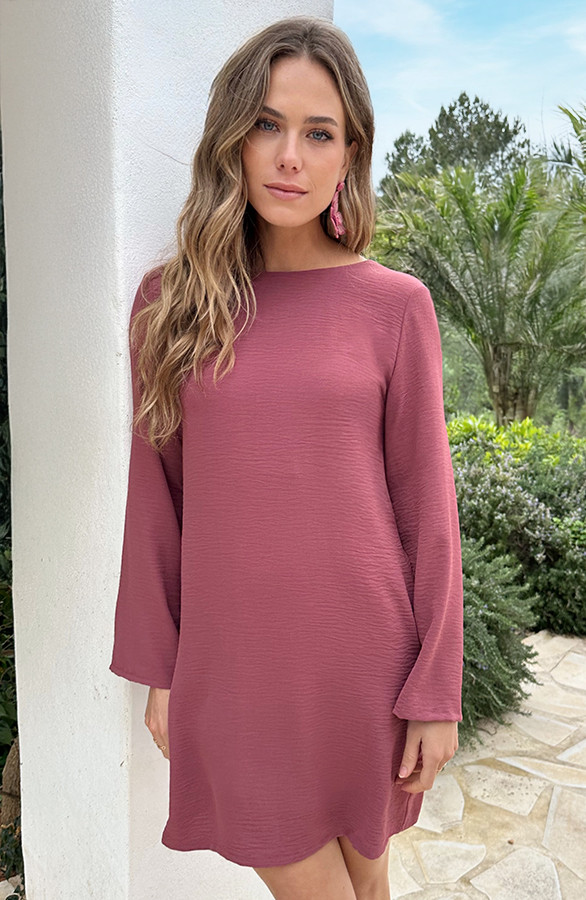 Longsleeve-Jurk-Open-Rug-Dust-Roze-5
