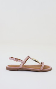 Luxury-Flat-T-Strap-Sandals-Pink-1