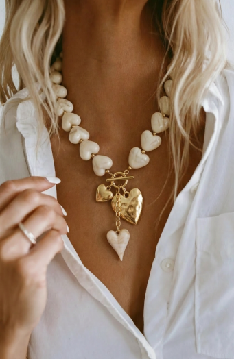 Marmorkette Gold