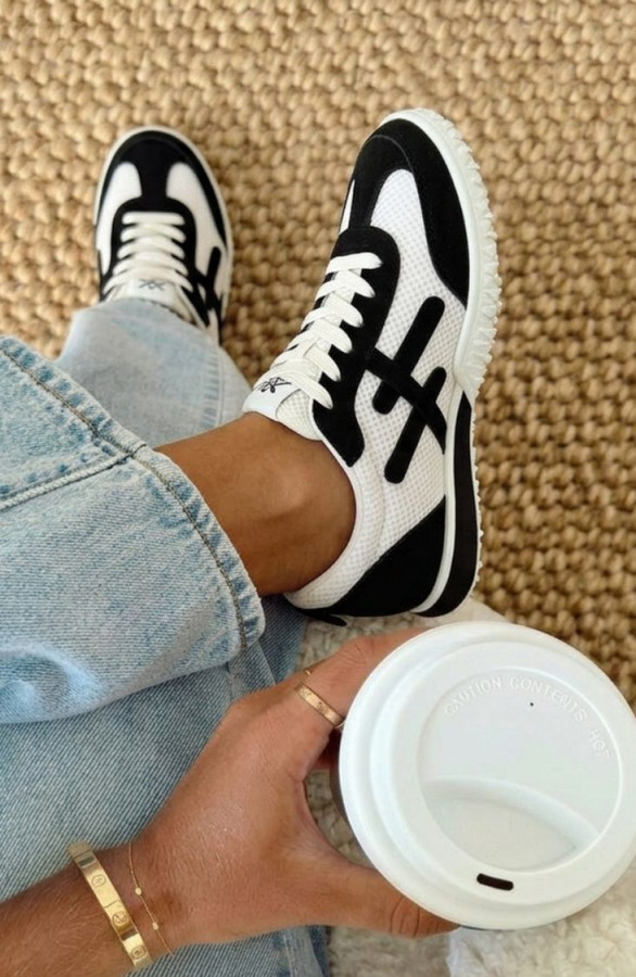 Mesh-Dames-Sneakers-Zwart