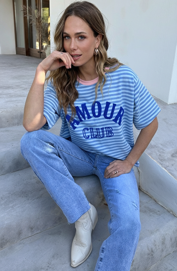 Oversized-Amour-Striped-T-shirt-Blauw-66-7
