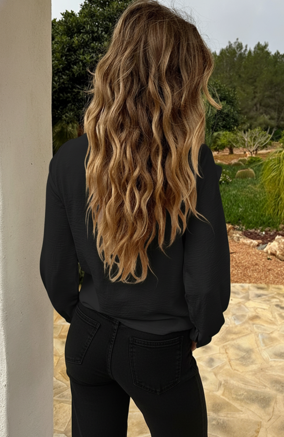 Oversized-Col-Waterval-Blouse-Zwart-66-2