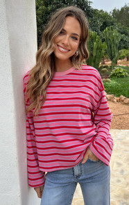 Oversized-Strepen-Top-Katoen-Tricolore-66-4