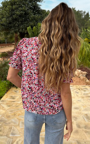 Ruffle-Top-Met-Pofmouwen-Print-Roze-3