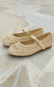 Woven-Flats-Gold
