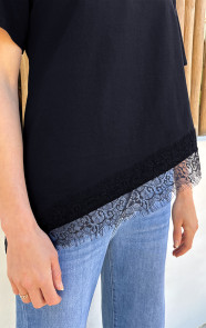Asymmetrisch-Lace-T-Shirt-ZwartR-6