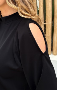 Blouse-Open-Shoulder-Zwart-1