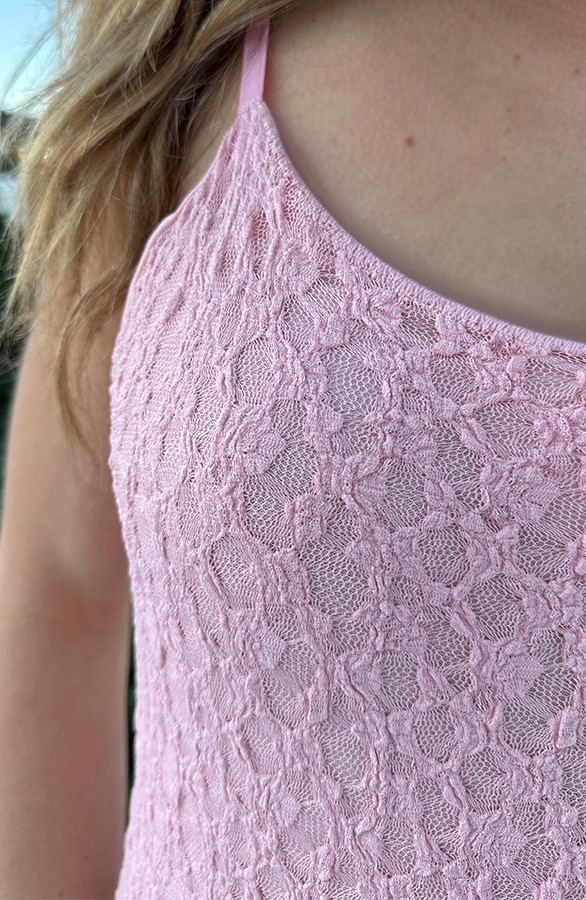 Bodycon-Jurk-Met-Kant-Baby-Roze-3