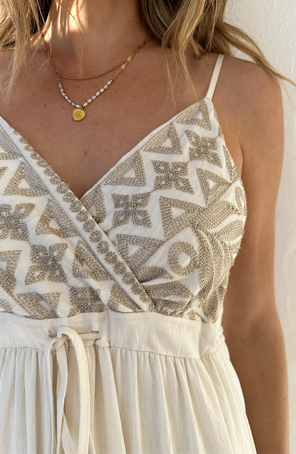 Bohemian-Maxi-Jurk-Creme-Met-Geborduurde-Details-12