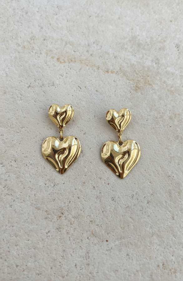Double-Heart-Oorbellen-Goud-1