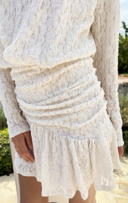 Draped-Lace-Ruffle-Jurk-Ecru-6