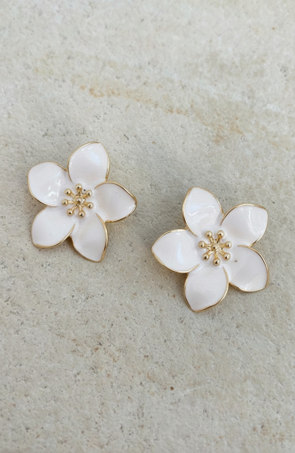 Flower-Oorbellen-Goud-Parelmoer-1