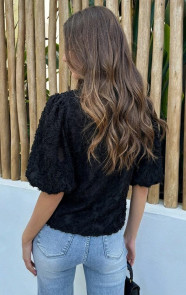 Fringes-Pofmouwen-Top-Zwart-2