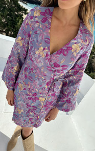 Jacquard-Jurk-Wijde-Mouw-Lila-2.0-1