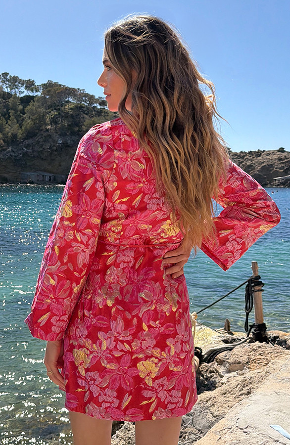 Jacquard-Jurk-Wijde-Mouw-Rood-2.0-6-3