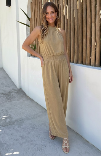 Jumpsuit Limited Edition Gold Lurex