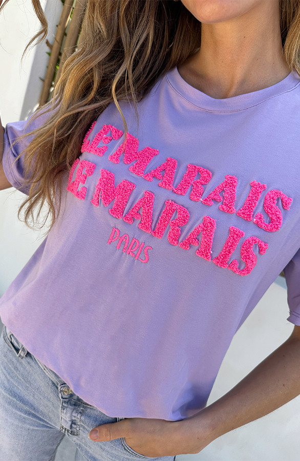 Le-Marais-T-Shirt-Oversized-Lila-1