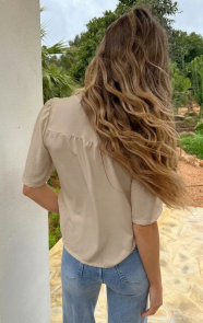 Lilly-V-hals-Wijde-Mouw-Top-Beige-1