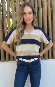 Lurex-Top-Met-Banen-Marine-Goud-3