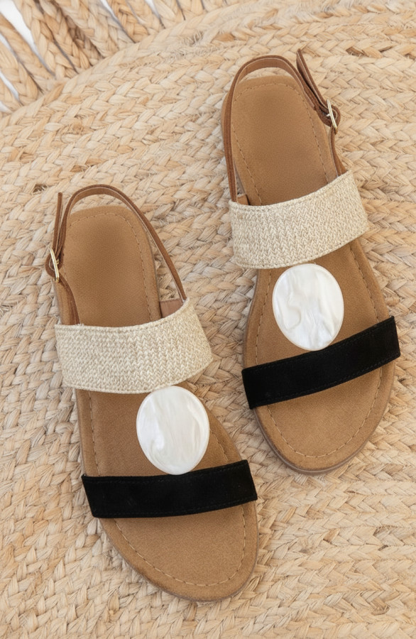 Luxe-Detailed-Sandaal-Zwart-NEW