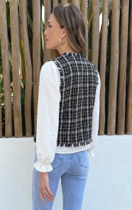 Luxury-Lurex-Tweed-Gilet-Black-66-1