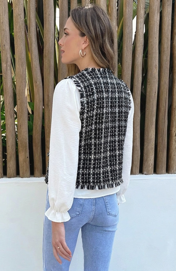 Luxury-Lurex-Tweed-Gilet-Black-66-1