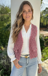 Luxury-Lurex-Tweed-Gilet-Pink-55-6