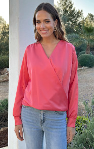 Marant-Blouse-Satin-Koraal-8