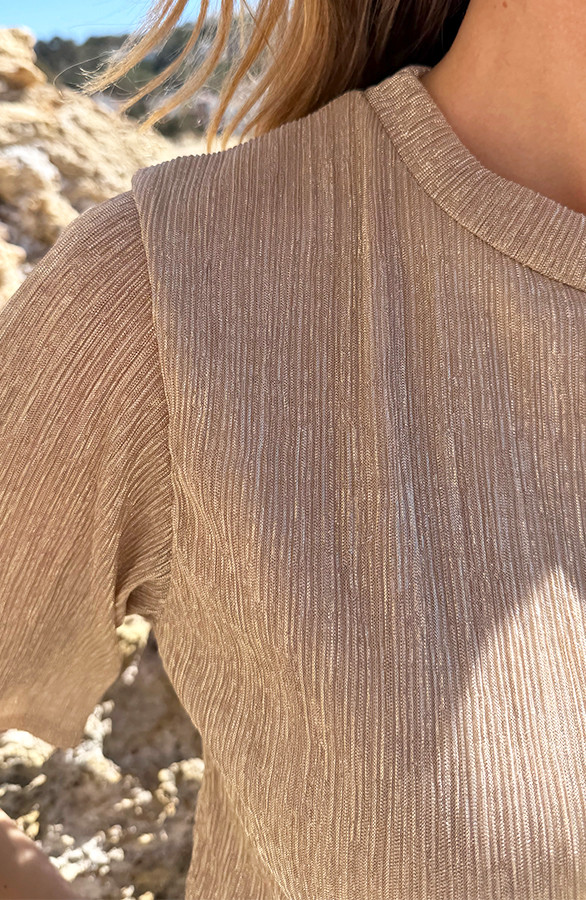 Mesh-Lurex-T-shirt-Goud-10