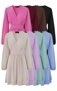 Musthave-Deal-V-Hals-Strik-Detail-Jurken