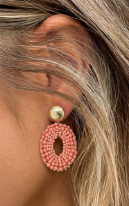 Oval-Beads-Oorbellen-Koraal-2