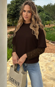 Oversized-Lace-Sleeve-T-shirt-Choco-66-2