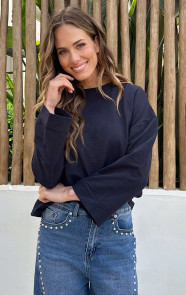 Oversized-Longsleeve-Katoen-Marine-4