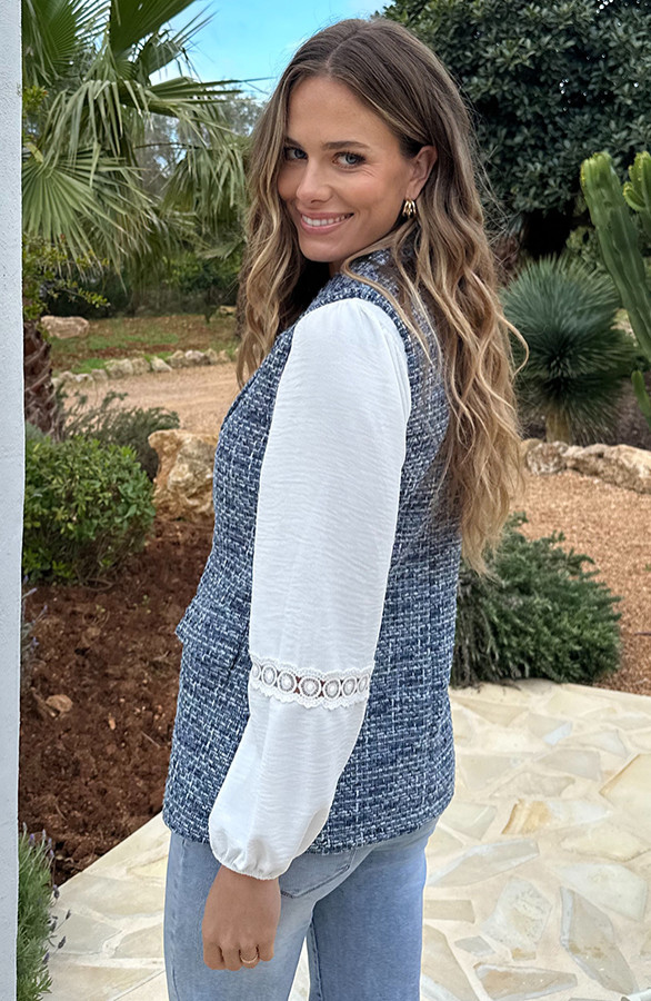 Premium-Elegant-Gilet-Tweed-Blauw-R-2