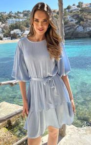 Satin-Pofmouwen-Jurk-Baby-Blue-6