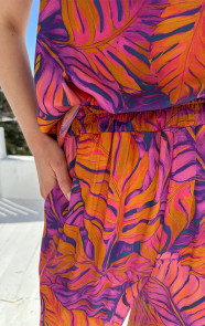Satin-Wide-Leg-Pants-Purple-Leaves-10