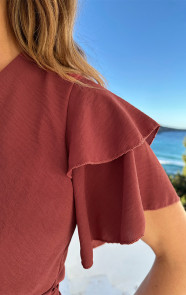 Smocked-Waistband-Dress-Short-Sleeve-Dust-Roze-3-66