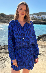 Viscose-Blouse-Met-Print-Kobalt-Blue-4