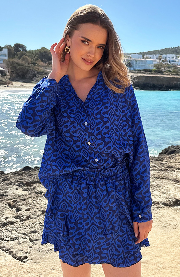 Viscose-Blouse-Met-Print-Kobalt-Blue-5