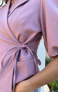 Wrap-Blazer-Puff-Short-Sleeve-Mauve-1