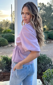 Wrap-Blazer-Puff-Short-Sleeve-Mauve-3