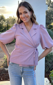 Wrap-Blazer-Puff-Short-Sleeve-Mauve-6