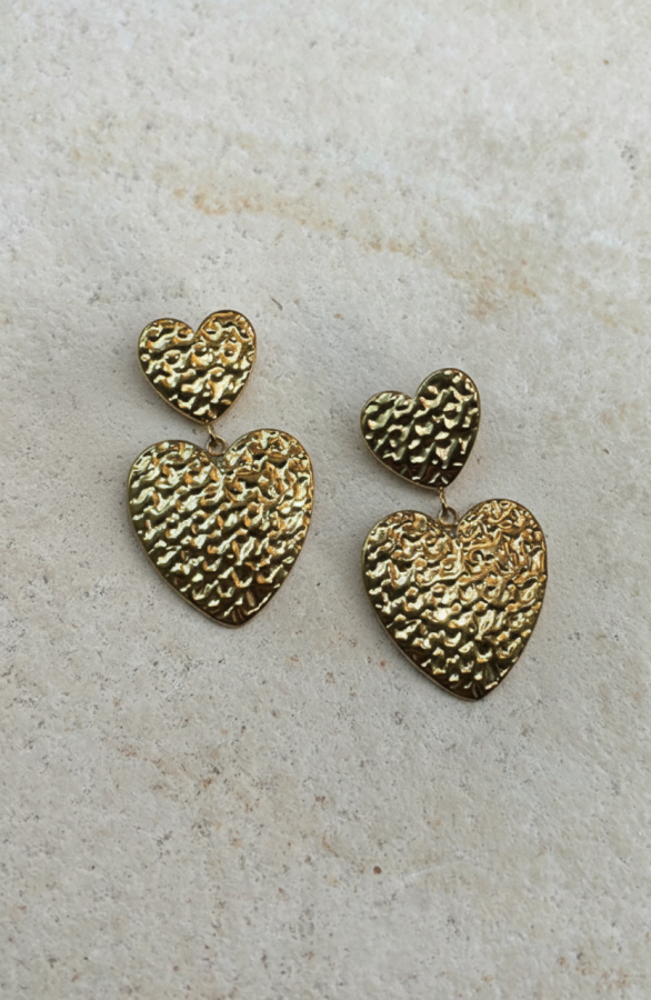 Chunky-Double-Hearts-Oorbellen-Goud-59