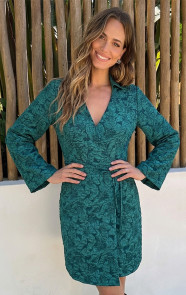 Flower-Wrap-Jurk-Smaragd-3