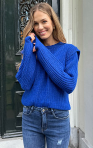 Knitted-Shoulder-Detail-Trui-Kobalt-3
