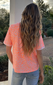 Leopard-T-shirt-Katoen-Neon-Orange-6-3
