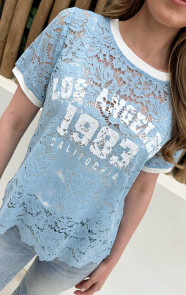Los-Angeles-Lace-T-shirt-Baby-Blauw-6-1