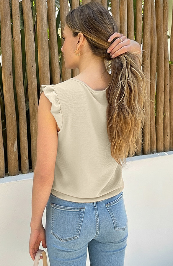 Lovely-Lace-V-Hals-Top-Beige-5